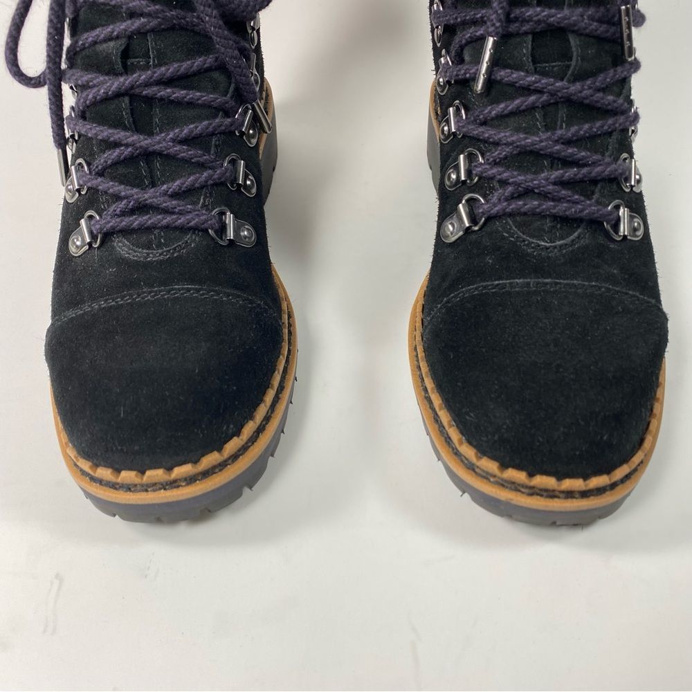 Sam Edelman Women's Bowen Boots Color Black/Raspberry Wine SZ 6 - Picture 4 of 12